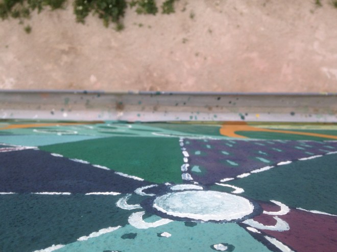 Aracne al mural dels Penitents